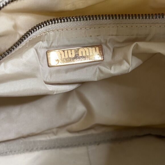 Miu Miu Vintage Canvas Leather Pocket Bag - Picture 2 of 12